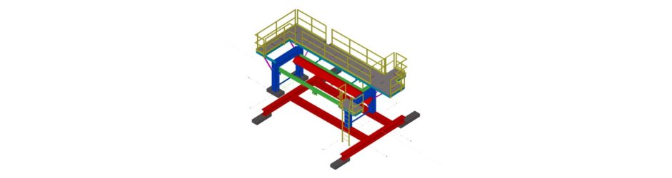 Steel Structure of Filter Press