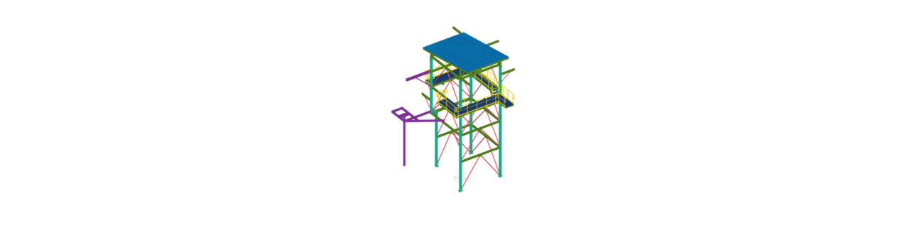 Flue gas filter service platform