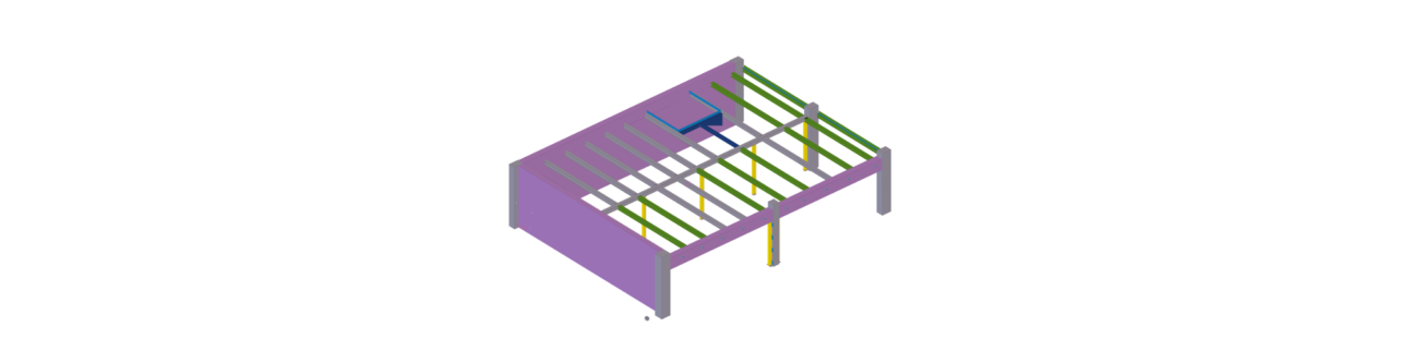 Roof steel structure