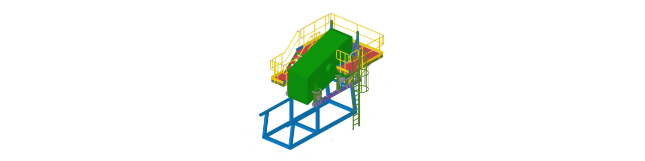 Stone sorting machine installation